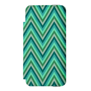 Zig Zag Striped Background Incipio Watson™ iPhone 5 Wallet Case