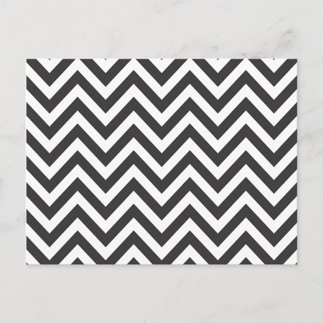 Zig Zag Striped Pattern Zazzle Template Background Postcard (Front)