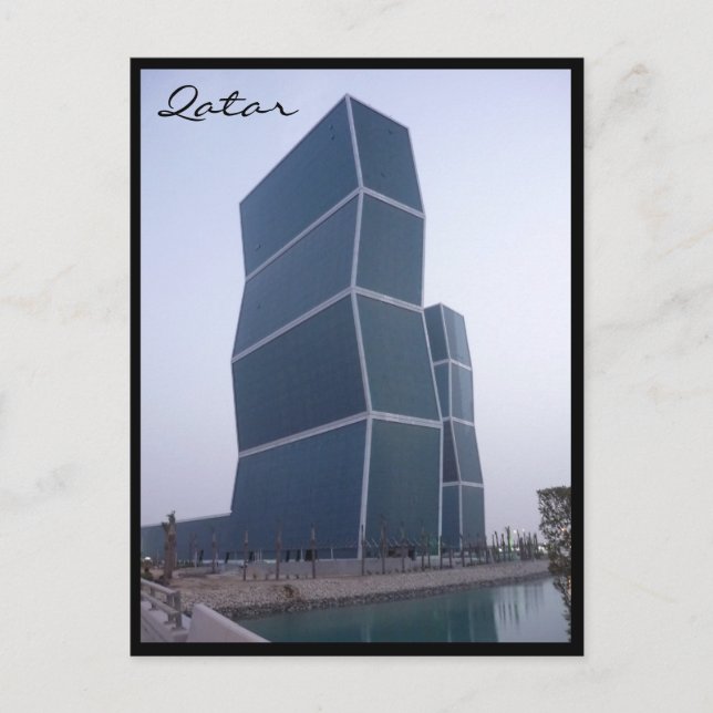 zig zag towers doha postcard (Front)