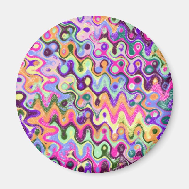 Zig-Zag Wave Magnet (Front)