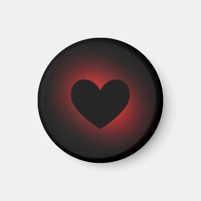 Ziggi's Heart Magnet (Front)