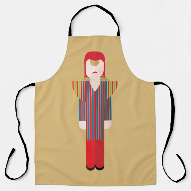 Ziggy – Glam Rock Apron (Front)