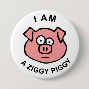 Ziggy Piggy Button