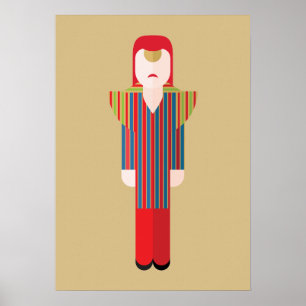 Ziggy – Retro Glam Rock Art Print (2)