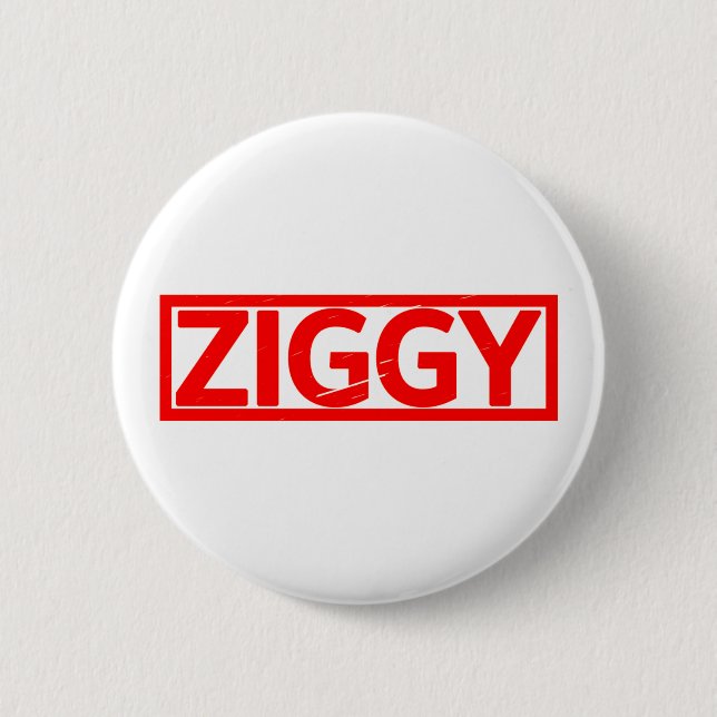 Ziggy Stamp 6 Cm Round Badge (Front)