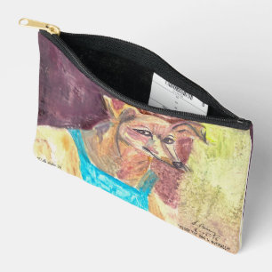 "Ziggy The Dog in Overalls" Accessory Pouch
