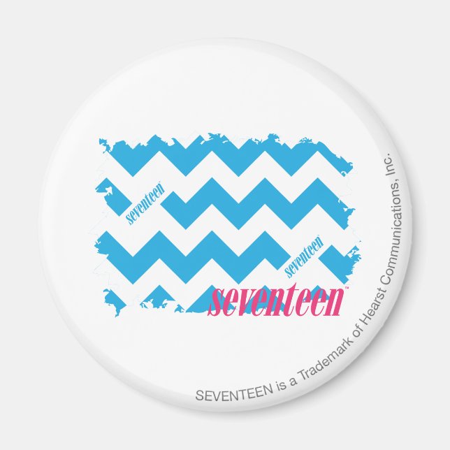 ZigZag Aqua 3 Magnet (Front)