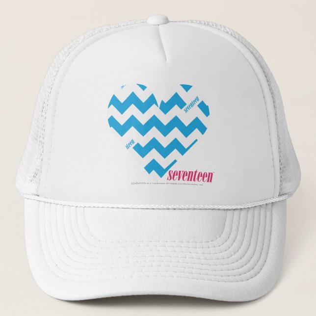 ZigZag Aqua 4 Trucker Hat (Front)