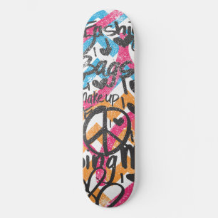 ZigZag Aqua-Orange Skateboard
