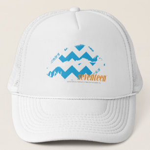 ZigZag Aqua Trucker Hat