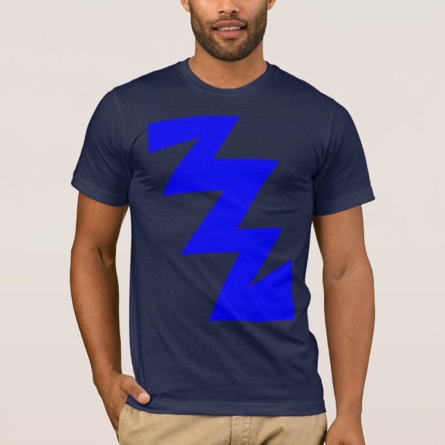 ZigZag - Blue T-Shirt (Front)