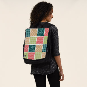Zigzag, Chevron, Gingham, Polka Dots, Patchwork Backpack