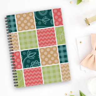 Zigzag, Chevron, Gingham, Polka Dots, Patchwork Planner