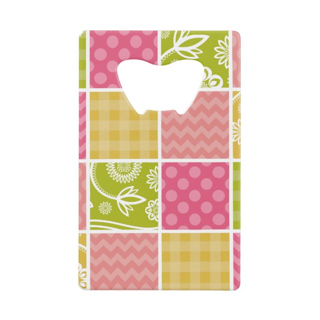 Zigzag, Chevron, Polka Dots, Gingham, Patchwork (Front)