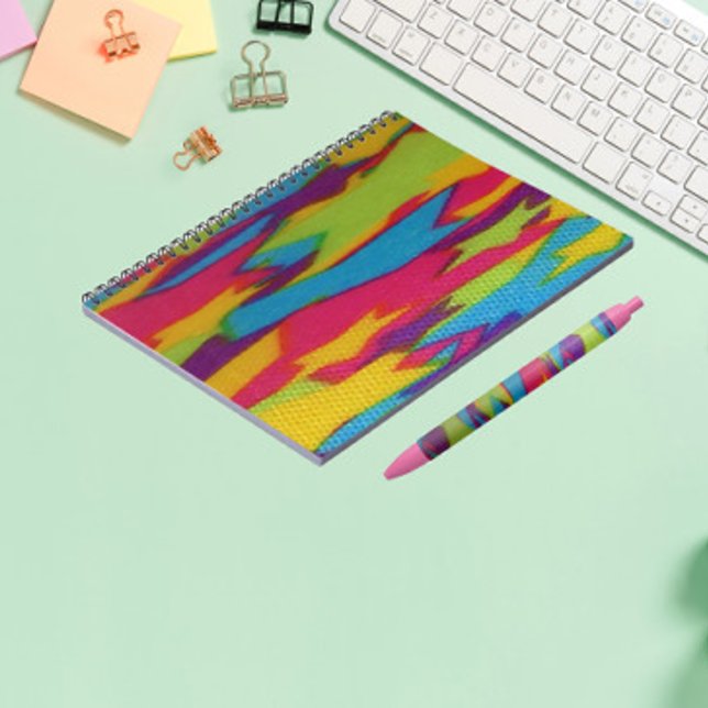 Zigzag Dyes Spiral Notebook (Creator Uploaded)