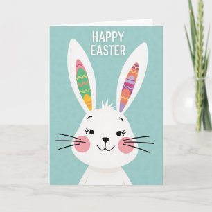 Zigzag Easter Bunny Pattern Card