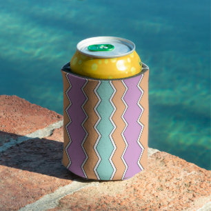 ZigZag Geometric Pattern Can Cooler