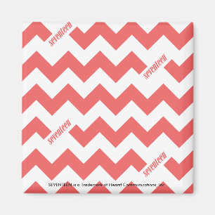 ZigZag LtPink Magnet