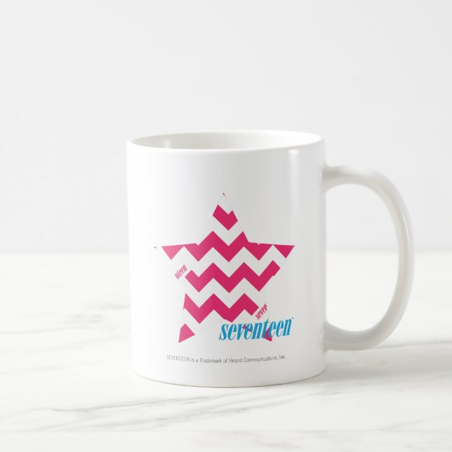 ZigZag Magenta 2 Coffee Mug (Right)