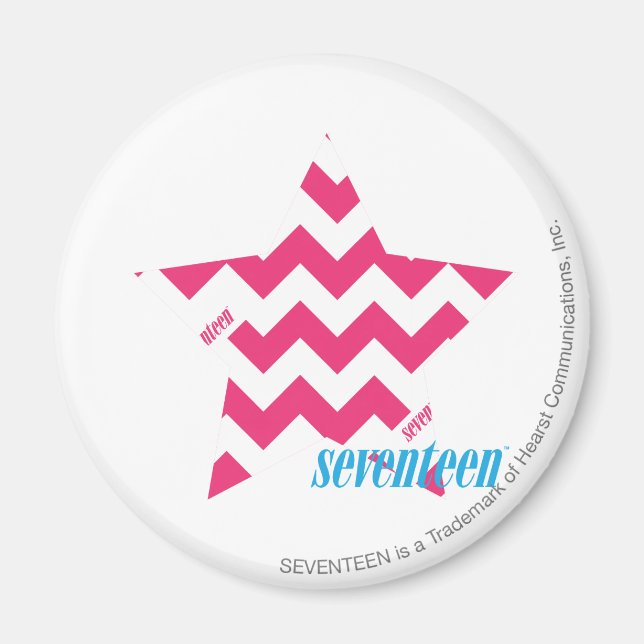 ZigZag Magenta 2 Magnet (Front)