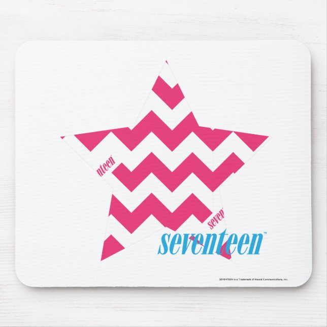 ZigZag Magenta 2 Mouse Pad (Front)