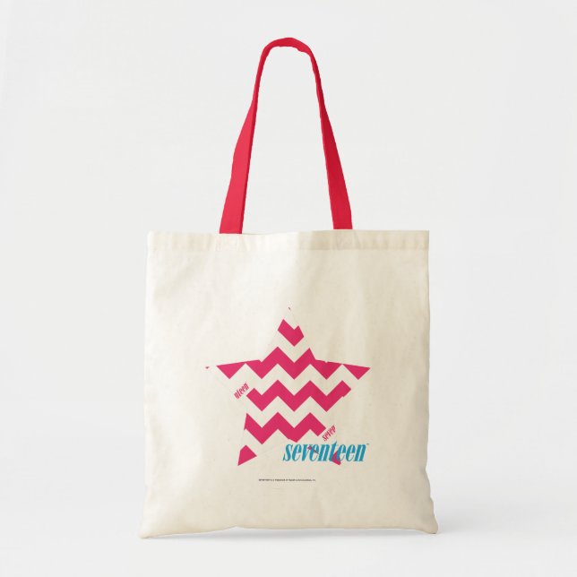 ZigZag Magenta 2 Tote Bag (Front)