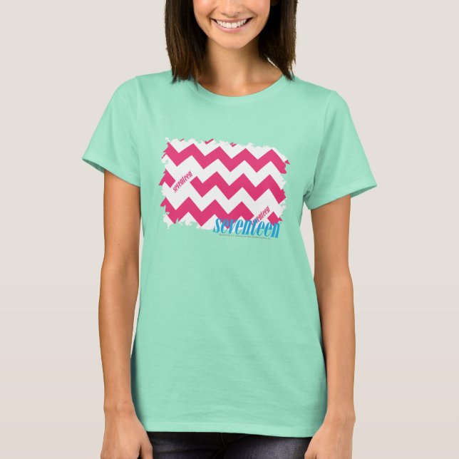 ZigZag Magenta 4 T-Shirt (Front)