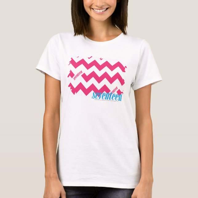 ZigZag Magenta 4 T-Shirt (Front)