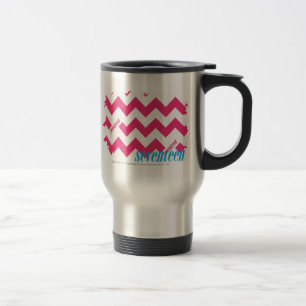 ZigZag Magenta 4 Travel Mug