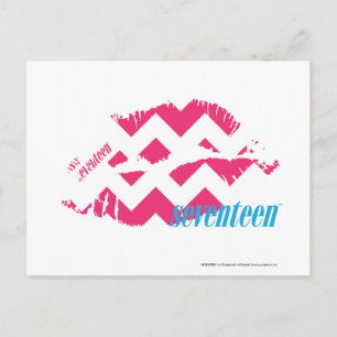 ZigZag Magenta Postcard