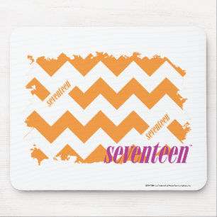 ZigZag Orange 4 Mouse Pad