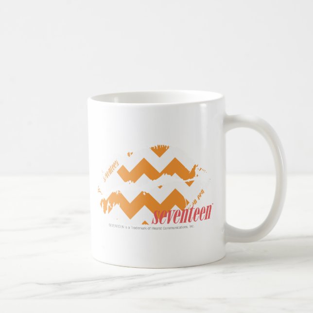 ZigZag Orange Coffee Mug (Right)