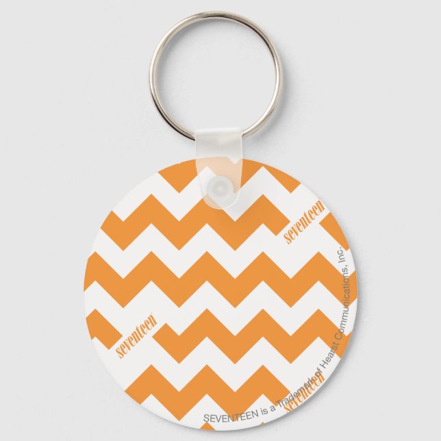 ZigZag Orange Key Ring (Front)