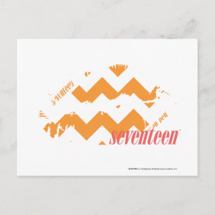 ZigZag Orange Postcard