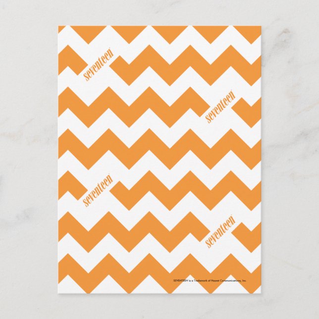 ZigZag Orange Postcard (Front)