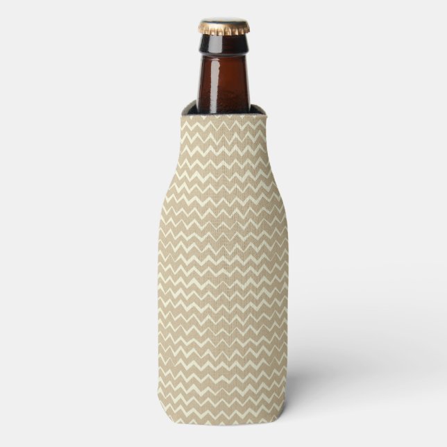 Zigzag pattern bottle cooler (Bottle Front)