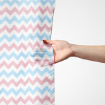 Zigzag Pattern, Chevron Pattern, Blue, Pink Scarf<br><div class="desc">Elegant,  stylish and sophisticated zigzag (chevron) pattern in blue,  pink and white colour. Modern and trendy gift,  perfect for the zigzag lover in your life.</div>