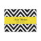 Zigzag Pattern, Chevron Pattern - White Black