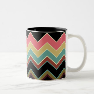ZigZag Pattern Designer Decor Mug - Baja Style