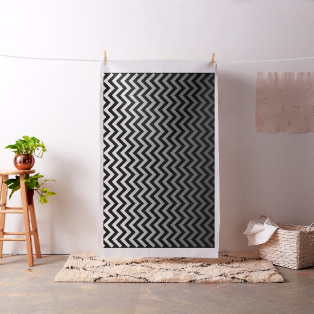 ZIGZAG pattern - grey gradients + your backgr. Fabric (In Situ)