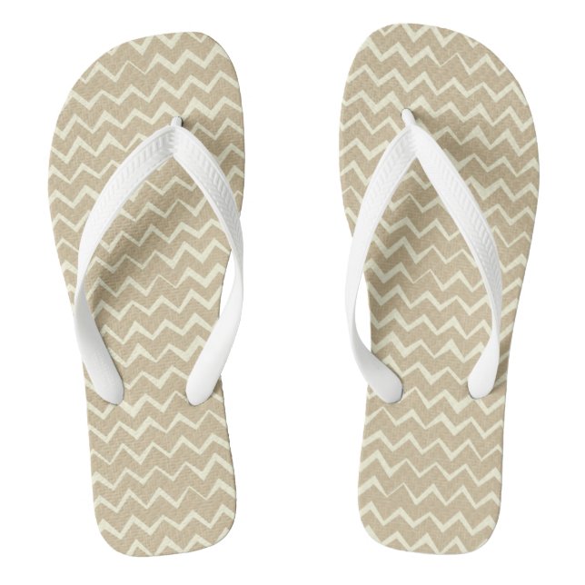Zigzag pattern jandals (Footbed)