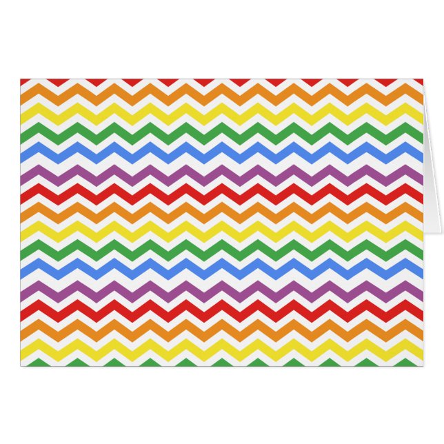 ZigZag Pattern Rainbow (Front Horizontal)