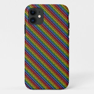 ZigZag Pattern Rainbow Case-Mate iPhone Case