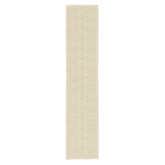 Zigzag pattern short table runner (Front)