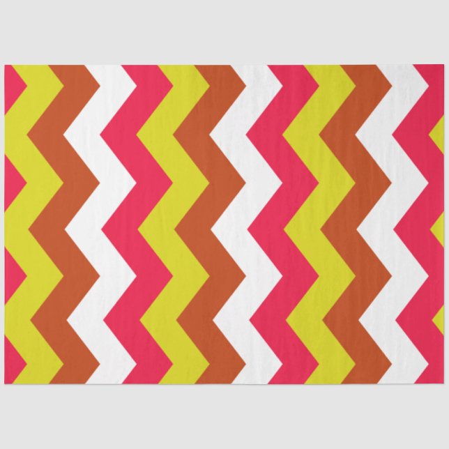ZIGZAG PATTERN. TISSUE PAPER (Front)