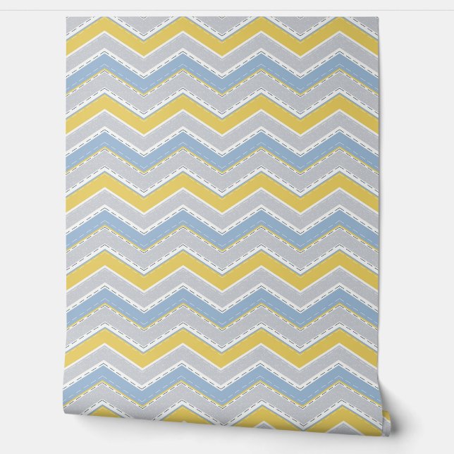 Zigzag pattern  wallpaper (Unrolling)