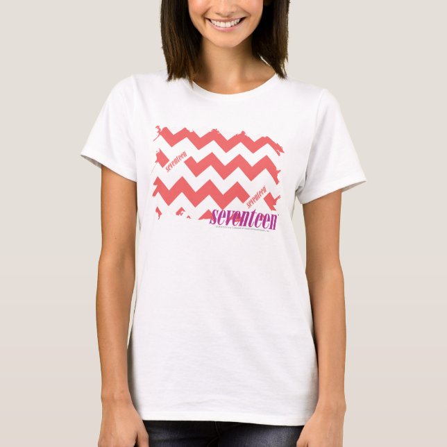 ZigZag Pink 2 T-Shirt (Front)