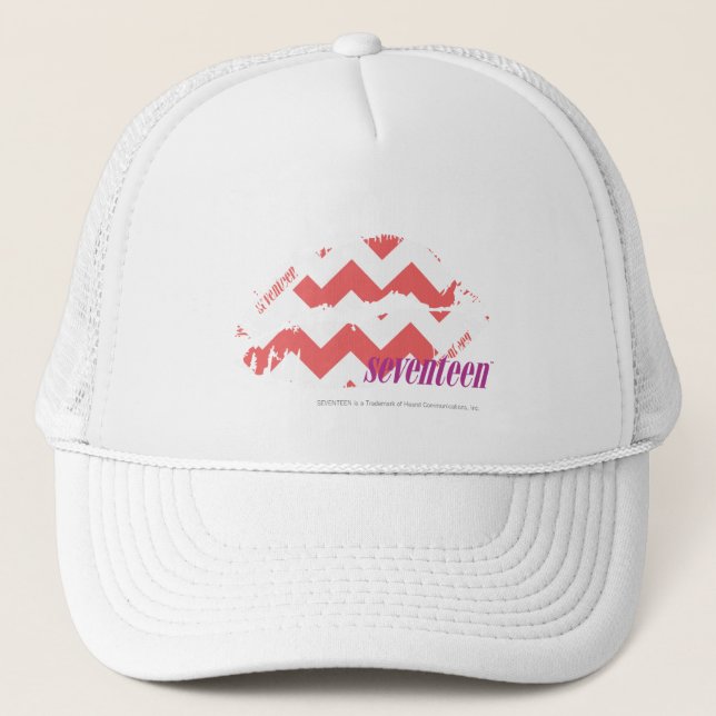 ZigZag Pink Trucker Hat (Front)