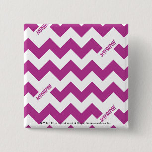 ZigZag Purple 15 Cm Square Badge