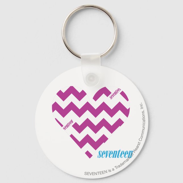 ZigZag Purple 2 Key Ring (Front)